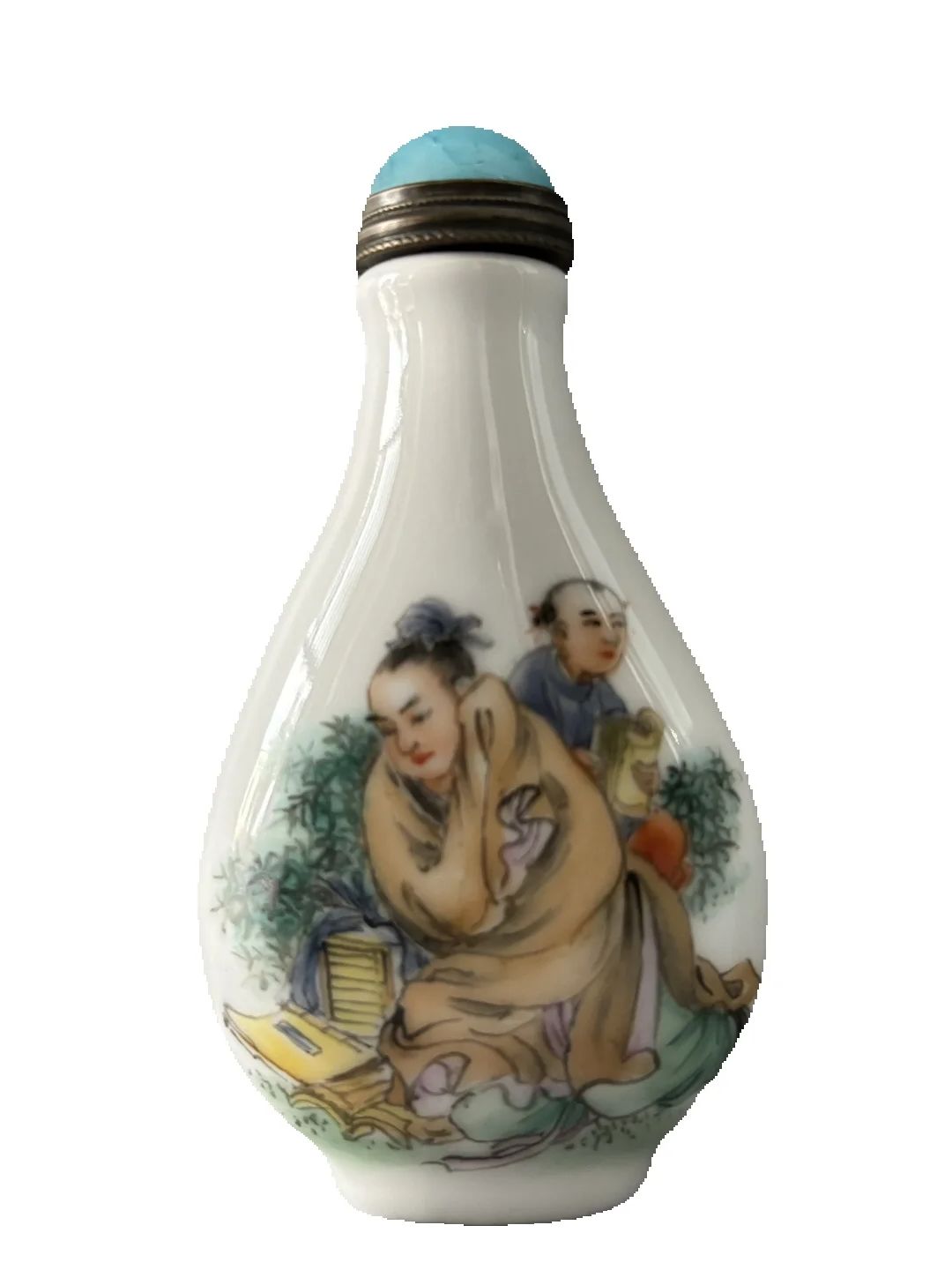 Vintage Collectible Bottles - Collection chinoise Vintage porcelaine peinte exquise