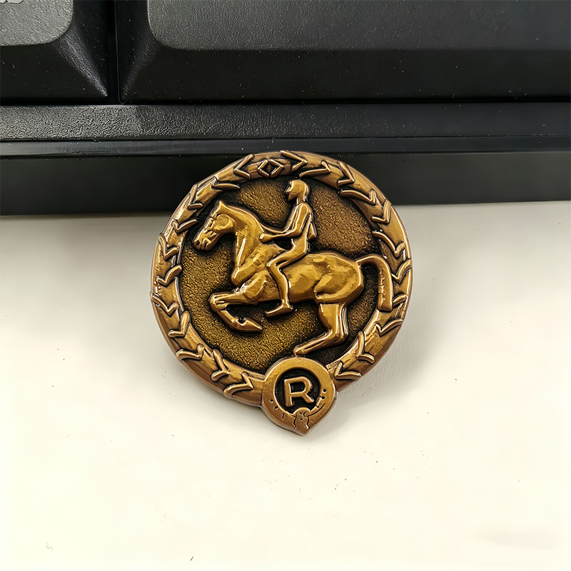 Vintage Collectible Jewelry - Insigne d'équitation allemand pour jeune cavalier,