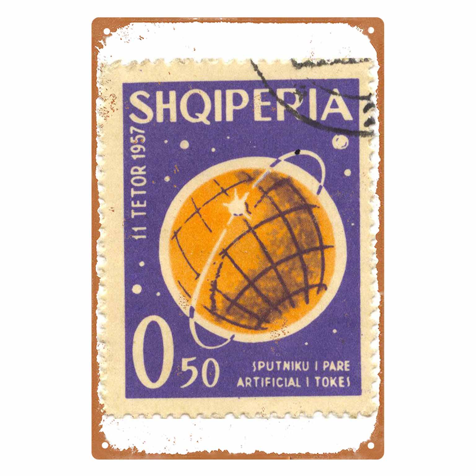 Collectible Vintage Postage Stamps - Timbre postal 2D plat vintage de