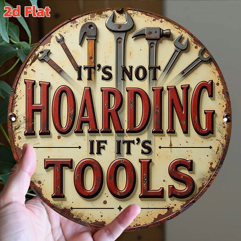 Collectible Vintage Tools - Cet objet imprimé de style artisanal