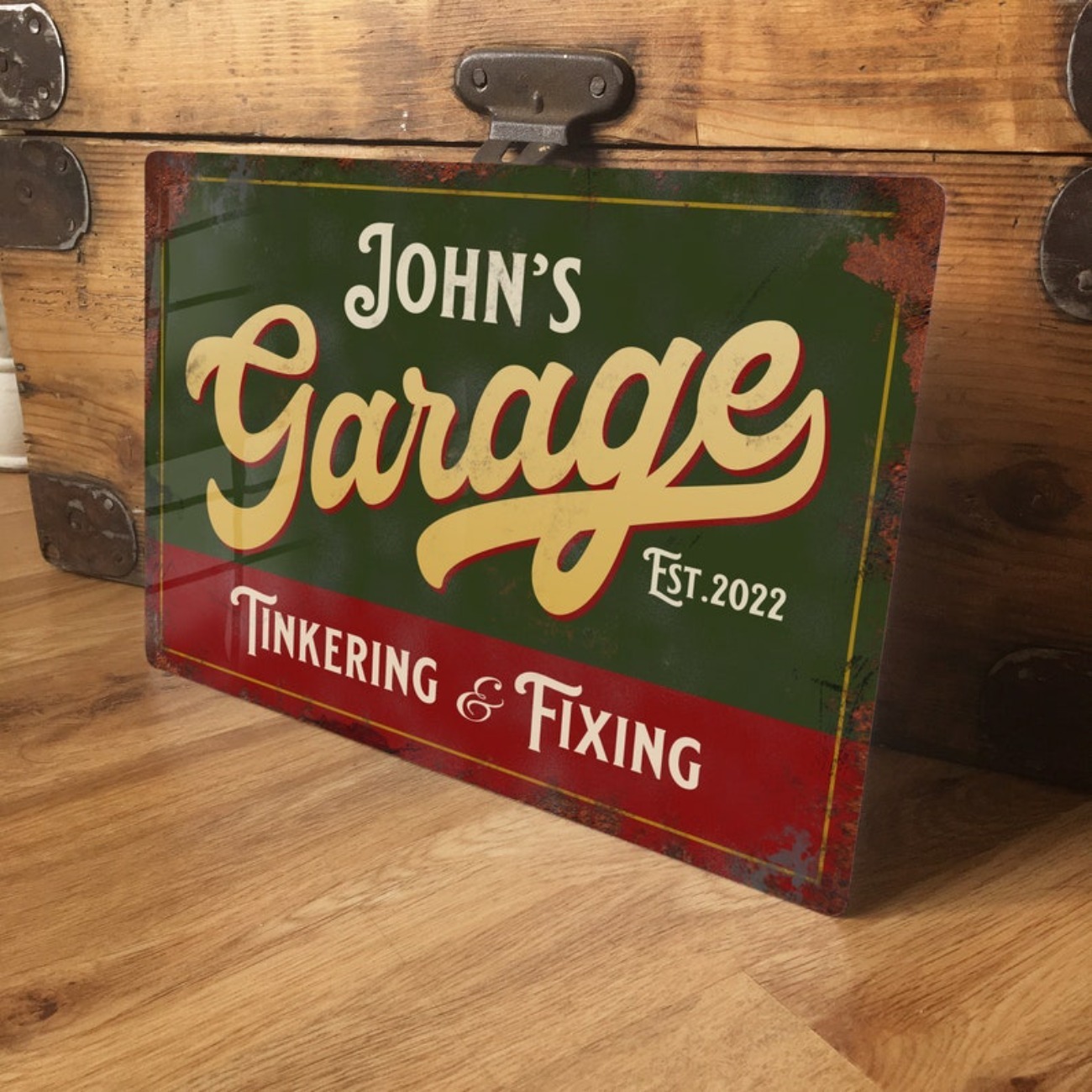 Vintage Collectible Signs - Panneau métallique de garage personnalisé-décor d'atelier