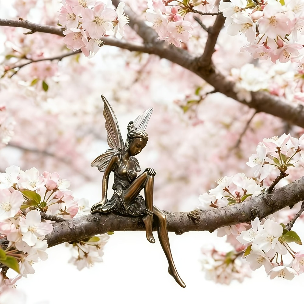 Vintage Fairy Figurines Collectible - Statuette de Fée en Résine Style