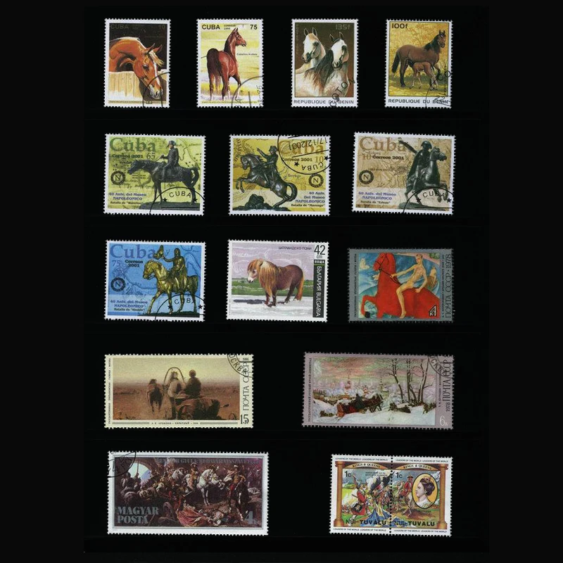 Timbres-poste 50 chevaux diffé - Collectible Vintage Postage Stamps avis et prix