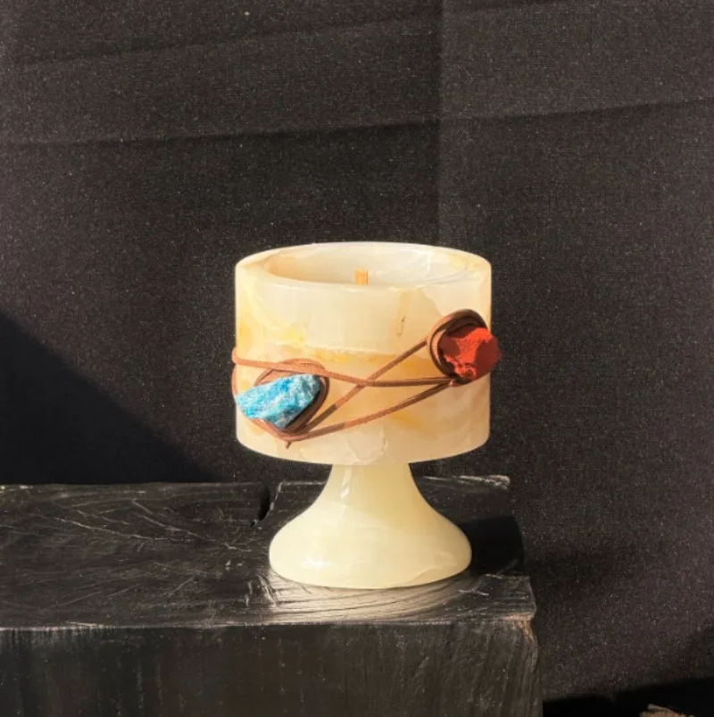 Photophore en jade ambre nordi - Vintage Collectible Marbles avis et prix