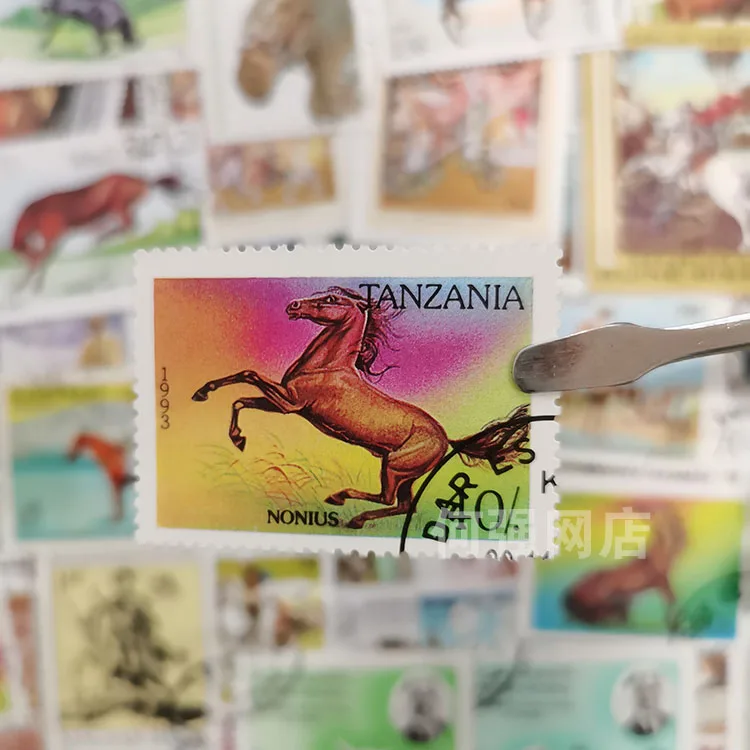 100 timbres de cheval différen - Collectible Vintage Postage Stamps avis et prix