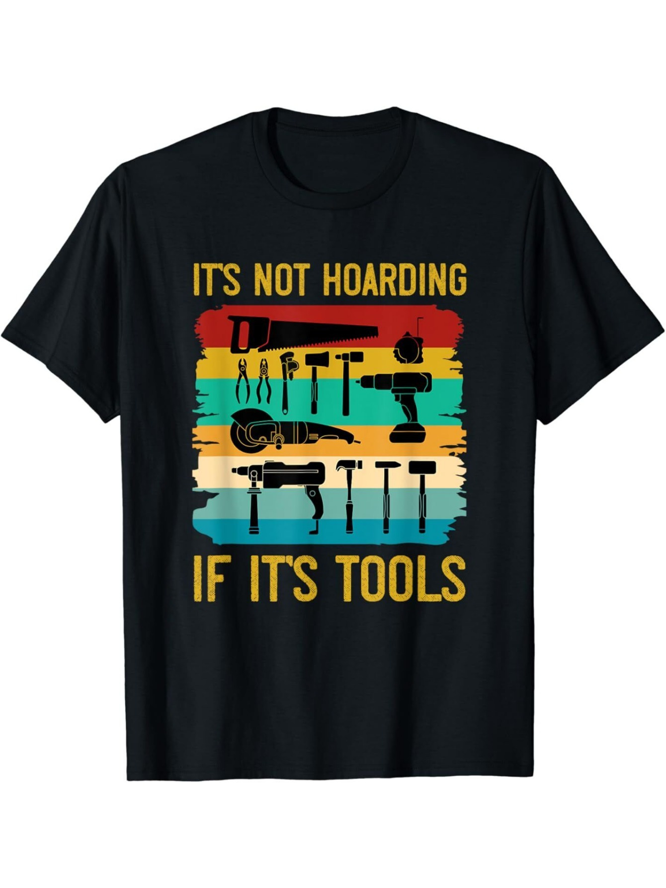 T-shirt graphique noir amusant - Collectible Vintage Tools avis et prix