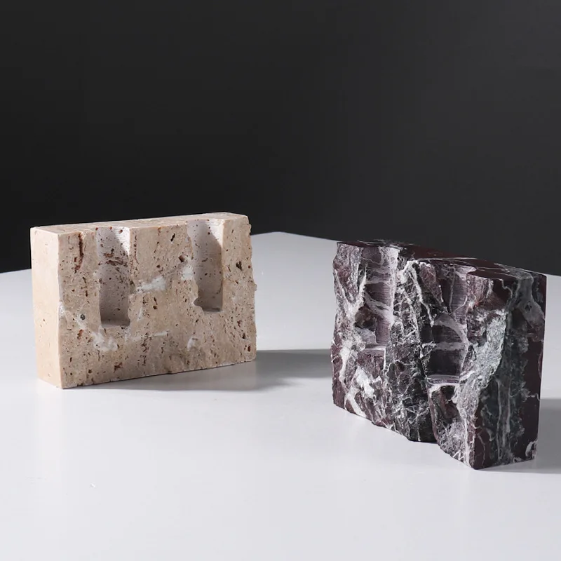 Bougeoir en pierre de marbre n - Vintage Collectible Marbles avis et prix