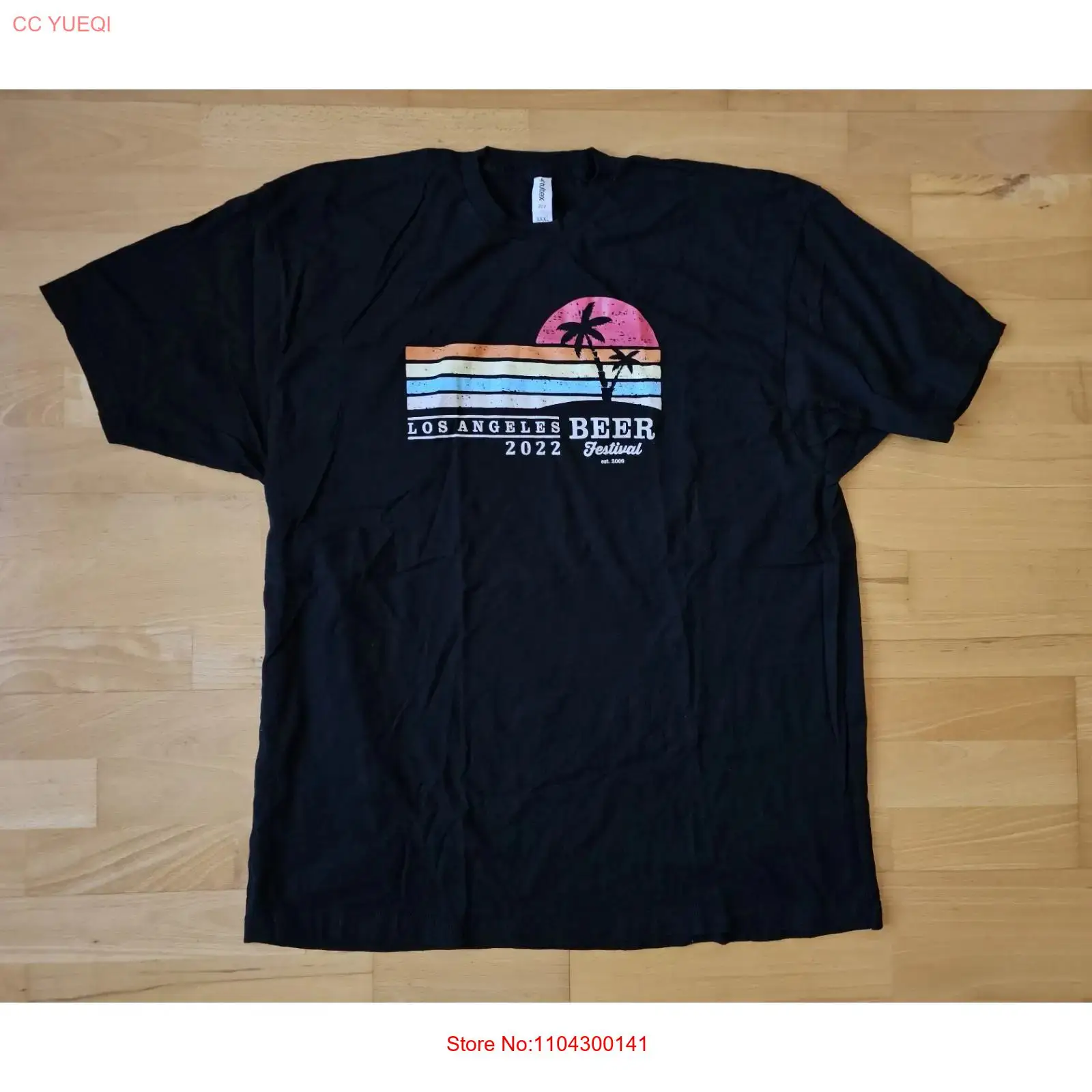 T-shirts noirs du Festival de  - Collectible Vintage T Shirts avis et prix