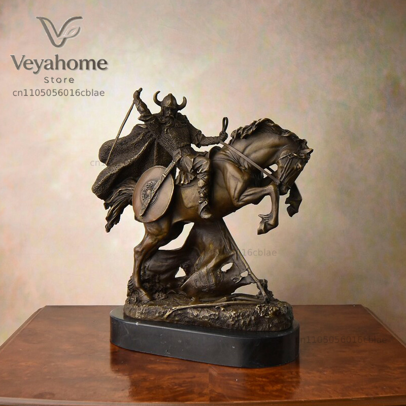 Statue de guerrier médiéval en - Vintage Collectible Marbles avis et prix