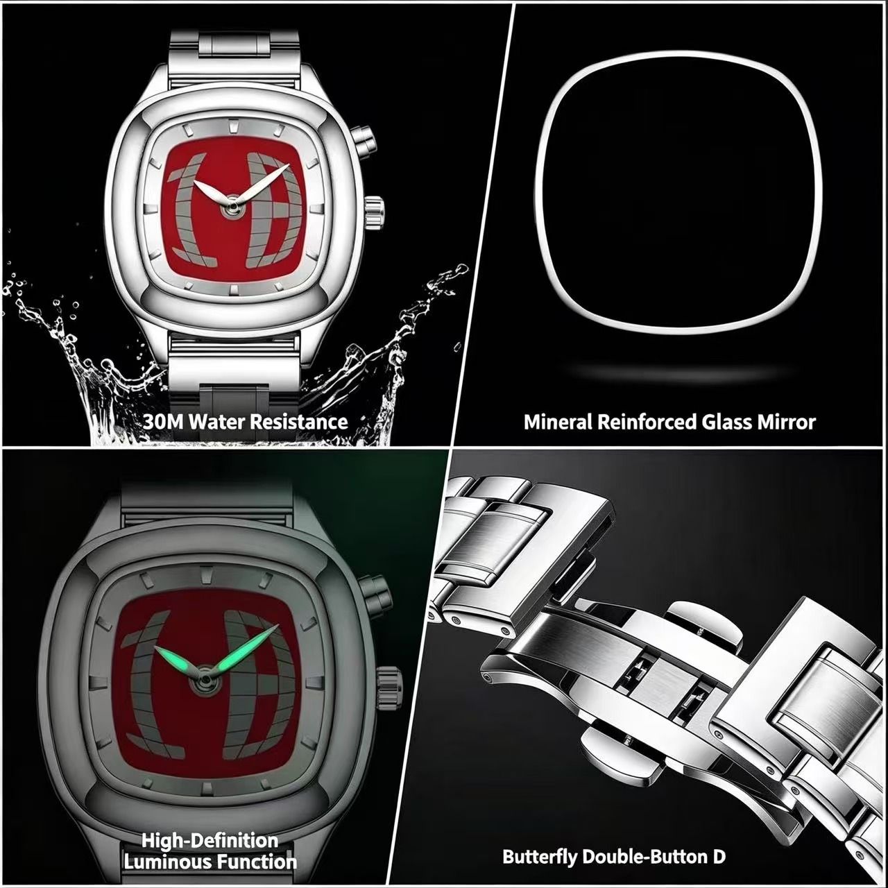 PAAZOMU Montre à quartz pour h - Vintage Collectible Watches avis et prix