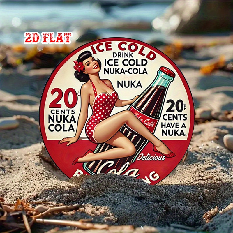 Panneau rond en aluminium 2D p - Vintage Collectible Signs avis et prix