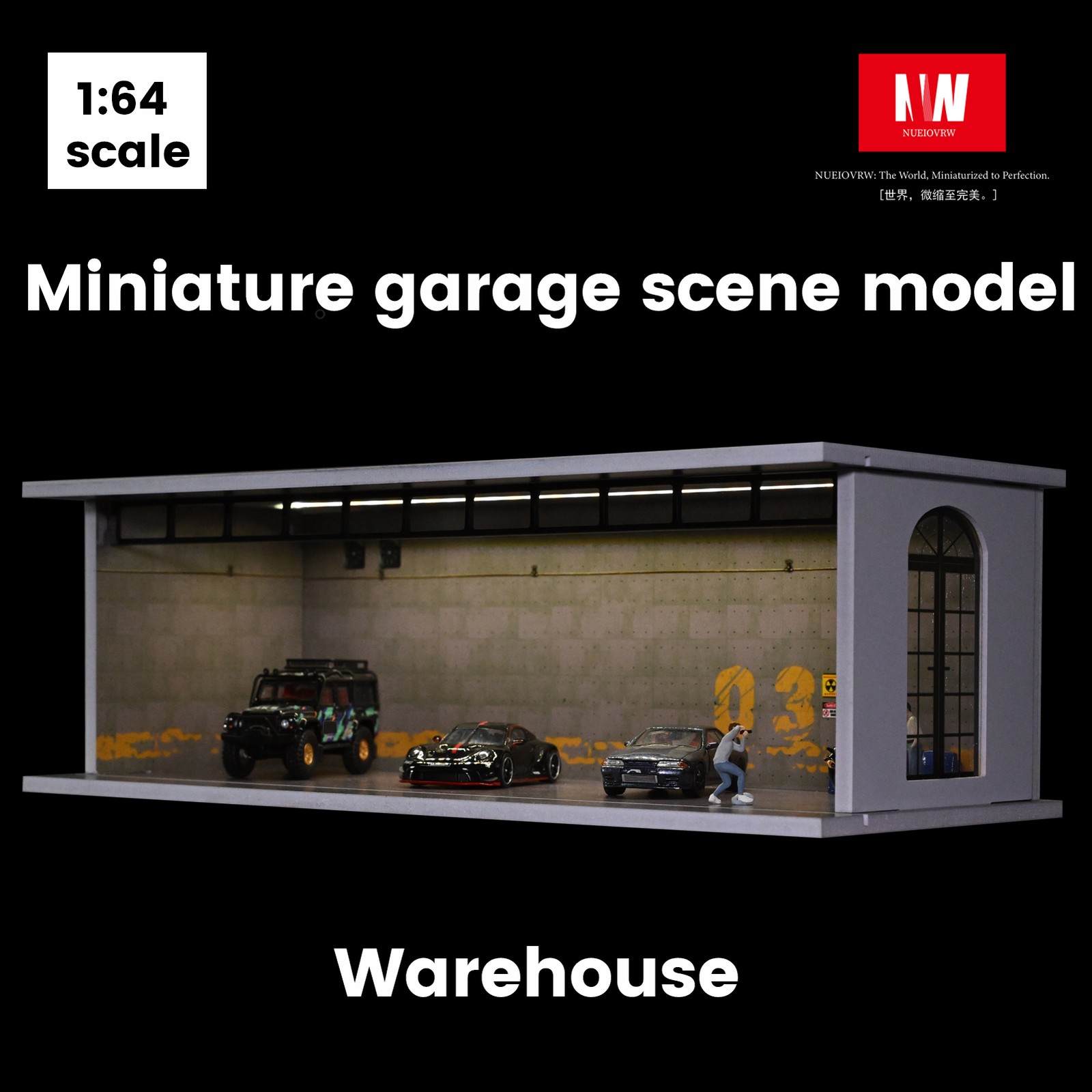 Diorama 1:64 modèle de Garage  - Vintage Collectible Cars avis et prix