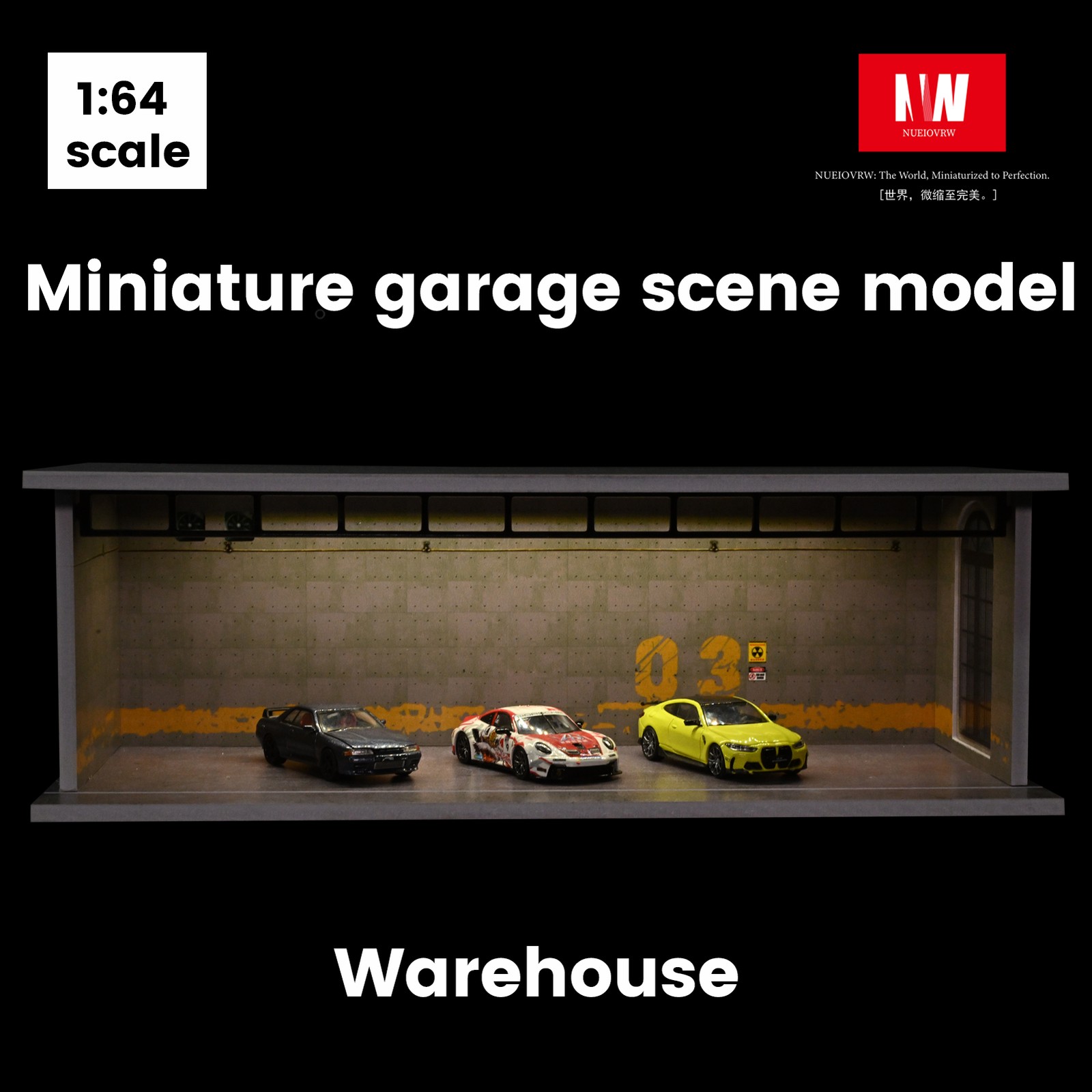 Diorama 1:64 modèle de Garage  - Vintage Collectible Cars avis et prix