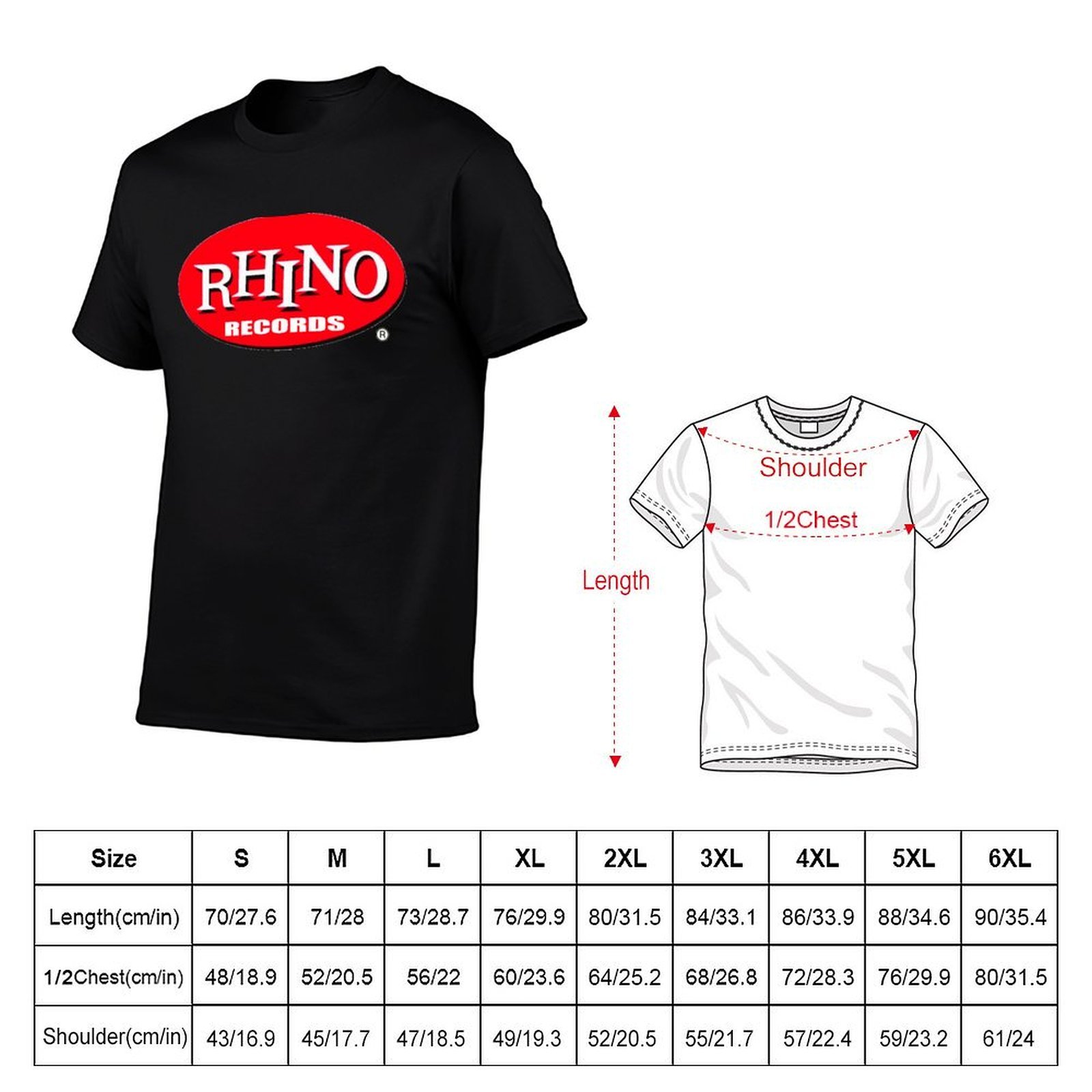 T-Shirt vintage Rhino Records  - Collectible Vintage T Shirts avis et prix