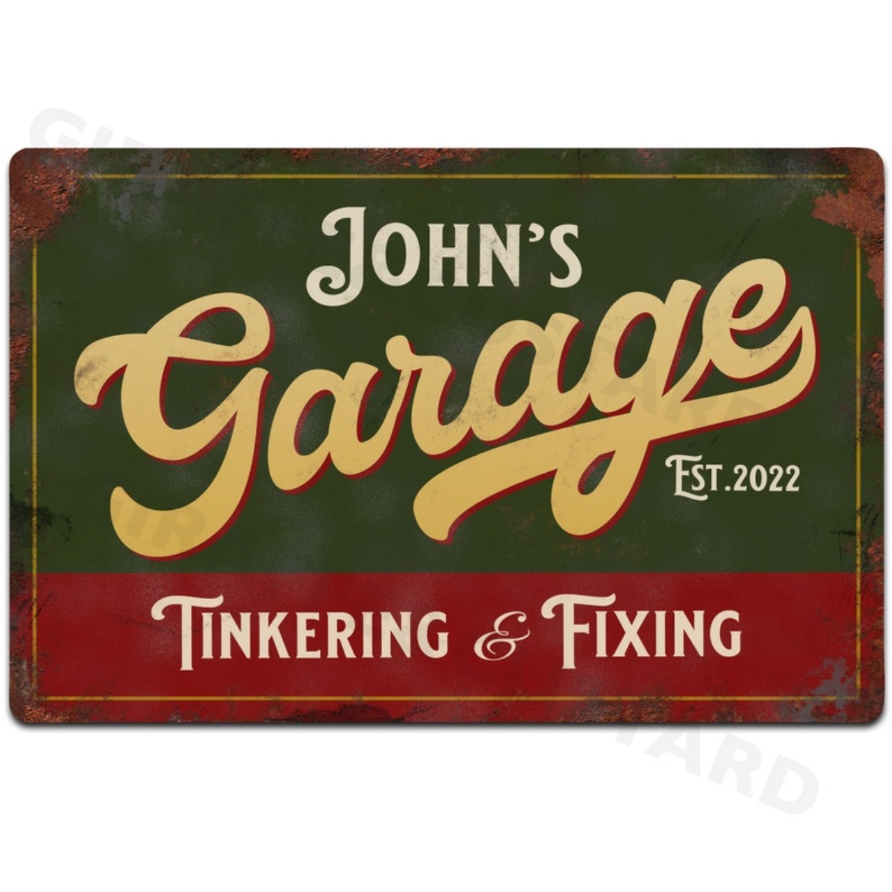 Panneau métallique de garage p - Vintage Collectible Signs avis et prix