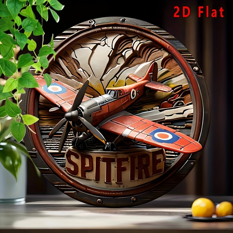 Panneau mural plat 2D en alumi - Vintage Collectible Signs avis et prix